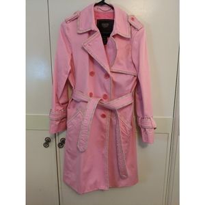 Coach Pink Trench Coat